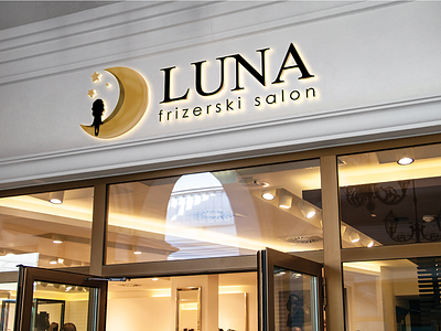 Logo design for a hair salon by Natasa Ilic on Dribbble