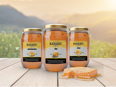 Honey label design