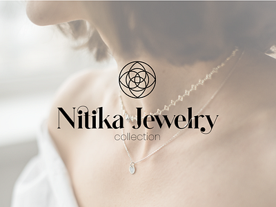 Logo design - Nitika Jewelry design graphic design graphicdesign graphicdesigner jewelry logo logodesign portfolio