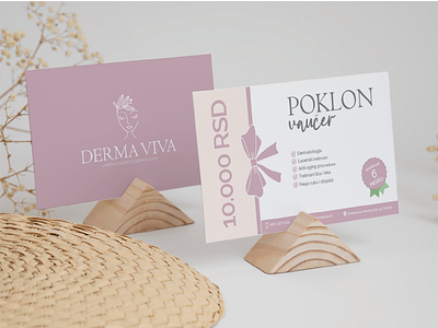 Gift voucher design - Derma Viva