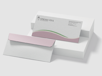 Envelope design - Derma Viva