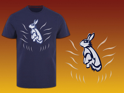 Rabbit Mascot T-Shirt Design branding bunner business card design graphic design illustration logo