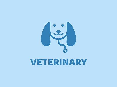 Veterinary logo concept app art branding design flat icon illustration illustrator logo minimal vector