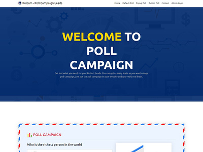 Poll Campaign Lead Generation customer lead facebook lead google lead html template lead lead generation poll campaign lead