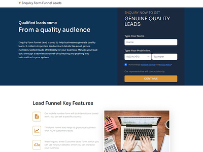 Enquiry Form Funnel Lead Generation facebook lead google lead inquiry form lead lead lead generatin