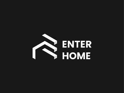 Letter E Home Logo app branding construction design graphic design home house illustration letter living logo property real estate ui vector