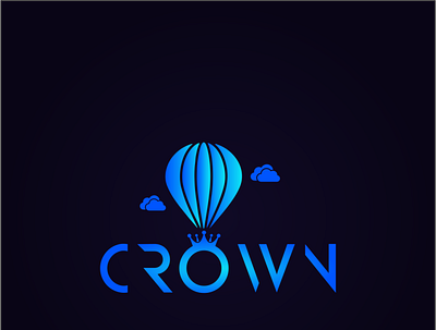 Daily Logo Challenge - Day 2 - Hot Air Ballon + Crown branding branding branding agency contest crwon dailylogo dailylogochallenge day2 hotairballoon illustrator logoconcept logoconstruction logodesign logodesigner logoidea logoinspire logomaker logomark logos