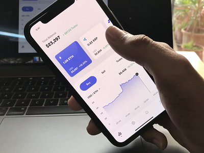 Cryptocurrency App app bitcoin bitcoin wallet btc cryptocurrency app interaction design interface mobile app mobile ui ui ux wallet