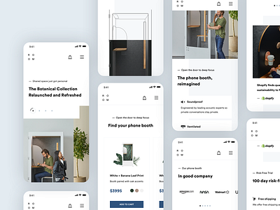 Room - Mobile Responsive app application design experience explore homepage interface ios layout mobile mobile app ui uidesign user ux uxdesign visual web