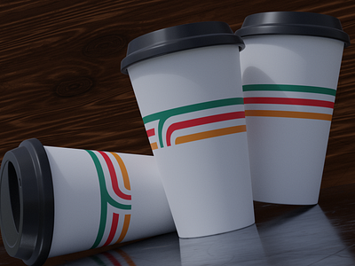 7/11 Concept Coffee Cups