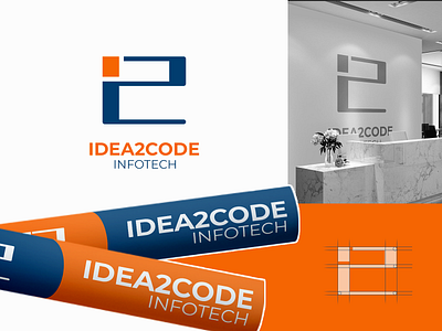 I2C Infotech Logo brand identity brand identity designer branding illustration logo logo design logo designer minimal
