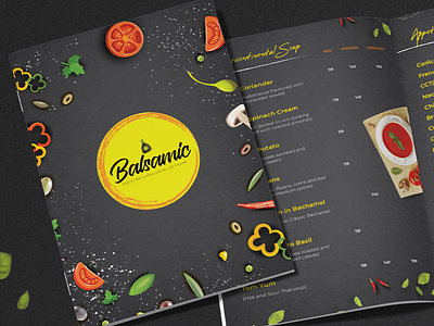 Balsamic Restaurant Menu Design