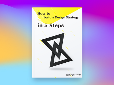 Design Strategy Book Cover Design book book cover book cover design cover design design strategy strategy yellow