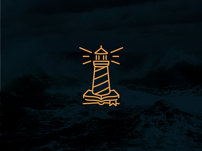 Consulting logo book consulting dark identity law light lighthouse line logo stroke
