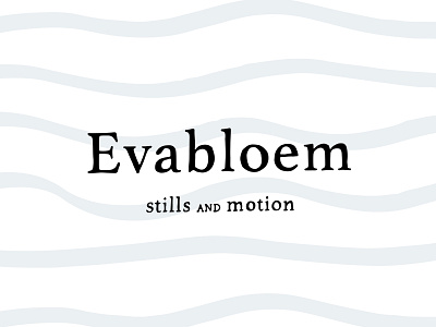 Evabloem | Brand Identity brand identity logo minimal organic waves