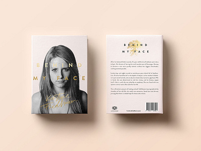 Behind My Face | Book Design book boss cover design girl gold pink