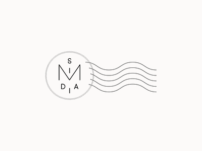 MSIDIA | Mark minimal monogram stamp travel word mark