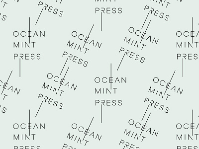 Ocean Mint Press Pattern