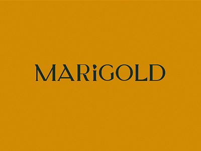 Marigold Custom Wordmark