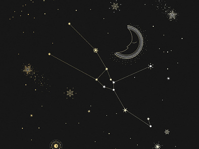 Taurus Constellation constellation magic stars taurus vintage