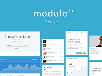 Module UI Kit Freebie free freebie ui kit