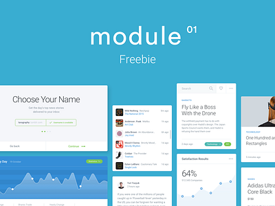 Module UI Kit Freebie