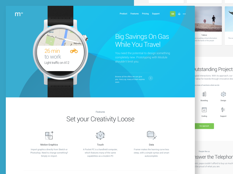 Module 02: Free Trial landing page sample ui kit freebie free