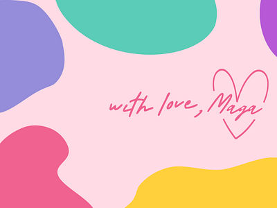 With Love Maga Branding branding clothing branding graphic design logo