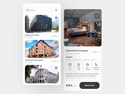 DailyUI#067 - Hotel Booking 067 app booking challenge dailyui design hotel hotel booking mobile room ui ux