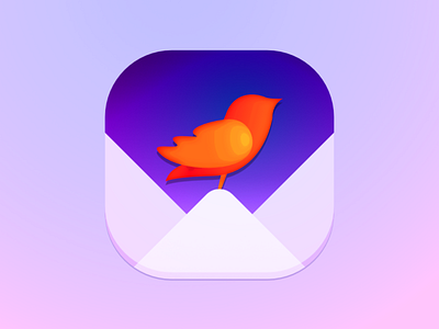 Thunderbird Icon app icon design illustration macos macos icon mail thunderbird