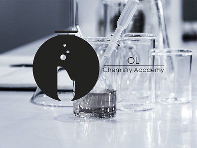 OL Chemistry Academy chemistry design flat graphic design icon illustration illustrator logo minimal science