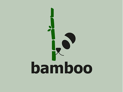 Bamboo Logo dailylogochallenge dailylogochallengeday3 day3 design flat graphic design icon illustration illustrator logo minimal panda