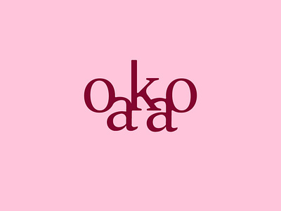 OAKAO Logo dailylogochallenge deities design flat graphic design icon illustration illustrator logo minimal oakao wordmark