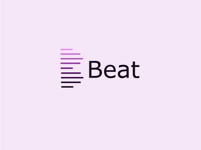 Beat Logo dailylogochallenge day 9 design flat graphic design icon illustration illustrator logo minimal