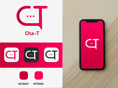 Cha-T Logo - Day 34 bounce cha t cha t chat chat app chatting dailylogo dailylogochallenge design flat graphic design icon illustration illustrator logo minimal social app social media woven