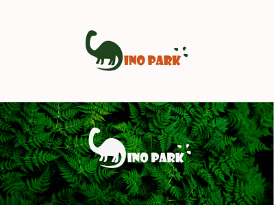Dino Park Logo - Day 35 dailylogo dailylogochallenge design dino dino park dinosaur dinosaurus flat graphic design green icon illustration illustrator jurassic logo minimal