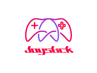 Joystick - day 50 dailylogo dailylogochallenge design flat game logo graphic design icon illustration illustrator joystick logo minimal video game