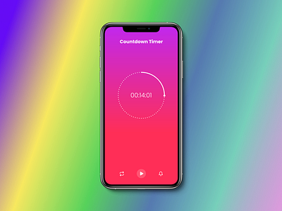 Countdown Timer⏱ - App Design countdowntimer dailyui design ui uiux