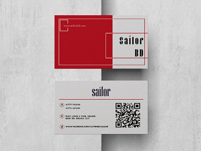 Fashion Brand Business Card branding clothing brand clothing line card colorful design fashion branding flat illustration minimal minimalist vector visitingcard