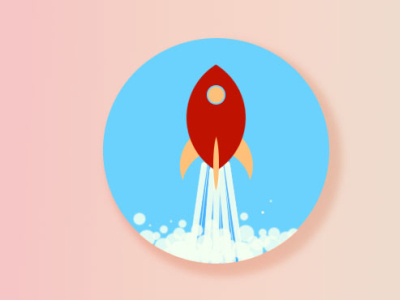 Rocket Icon aesthetic cute design cute icon design flat icon iconography illustration pastel pink ui vector web development icon