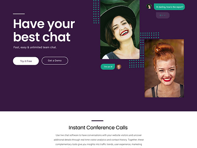 Chat App for Desktop app design desktop ui web