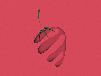 Strawberry 3d 3d art design food fruit icon illustration strawberry vector wallpaper