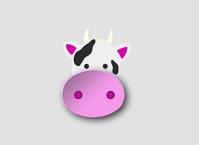 Cow 3d 3d art animal cow design illustration vector wallpaper