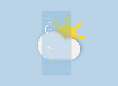 Weather Forecast android android app app design application application design application ui design glass glassmorphic glassmorphism huawei interface ui ux weather weather app weather forecast weather icon