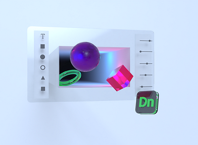 Dimension 3d 3d art adobe application application ui design dimension ui wallpaper