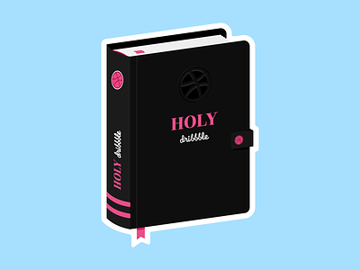 Dribbbble is my Religion holy dribbble illustration mule playoff sticker