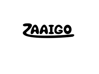 wordmark logo with a hand writing logo typography