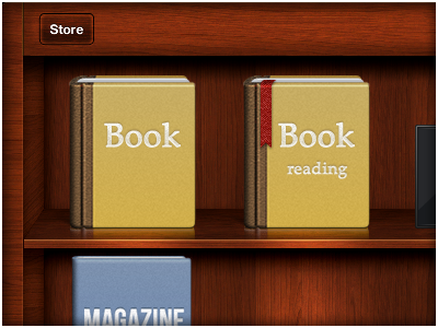 Bookcase adobe fireworks app book bookcase bookshop fireworks icon ios ipad iphone iphone4 library vector wood