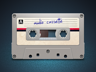 Audio cassette adobe fireworks audio audio cassette audio tape fireworks music vector