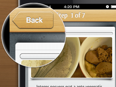 Cooking App UI
